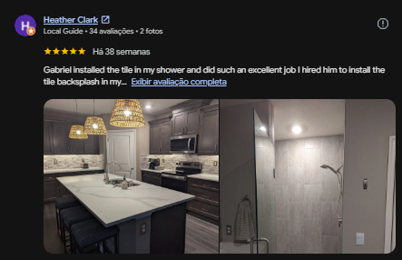Original Google review screenshot from Heather Clark
